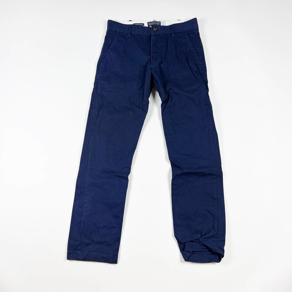 Hawkings McGill mens 28 x 30 straight chino navy blue
